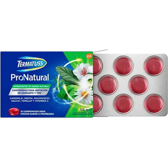 Termatuss Irritación Garganta 16 Comprimidos ProNatural
