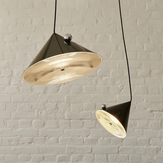 Tom Dixon Lámpara colgante LED Pose Kelp Verde Ø43 cm