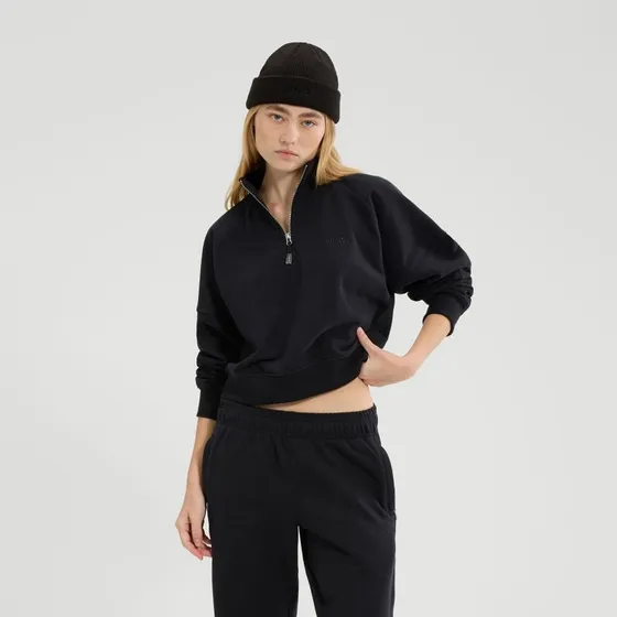Sudadera Ellesse Carrera 1/4 Zip Negro