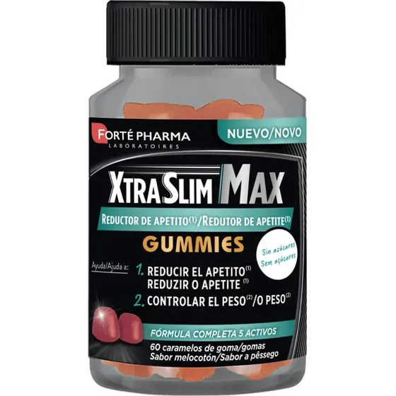 Forté Pharma Xtraslim Max Reductor de Apetito 60 Gummies