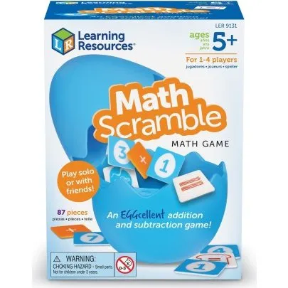 Math Scramble - Juego de mesa educativo para niños