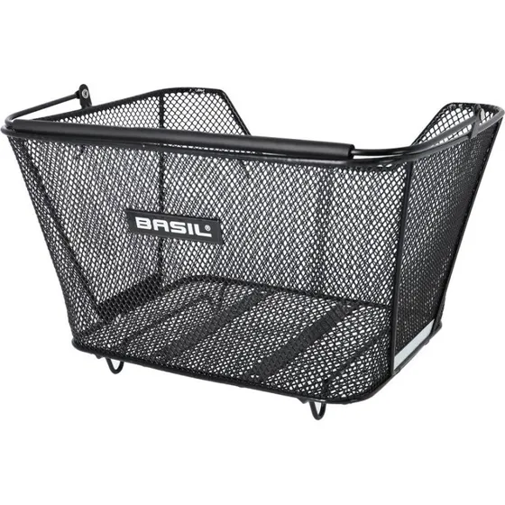 Basil Lesto Cesta trasera para bicicleta - Negro