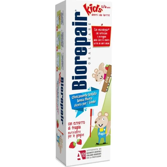 Biorepair Junior Pasta Dentfrica Topo Gigio Fresa 0-6 Aos 50ml