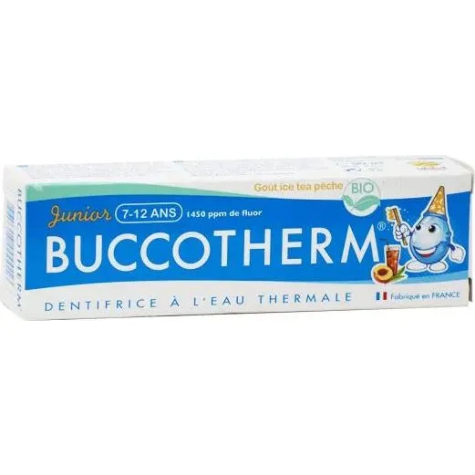 Buccotherm Toothpaste Kids 7-12 Años Melocotón Iced Tea 50ml