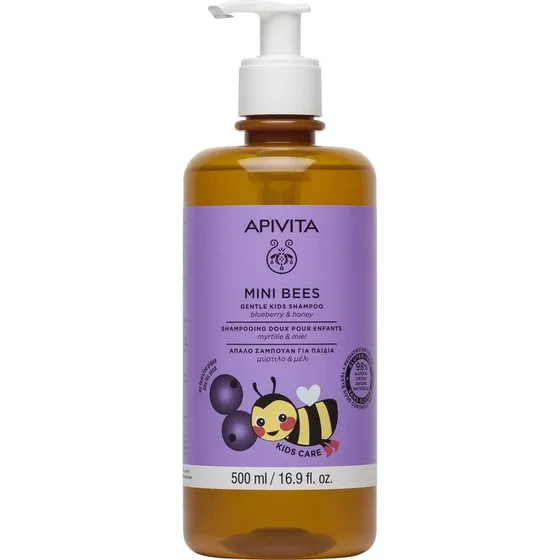 Apivita Champú Infantil Mini Bees Arándano y Miel 500ml