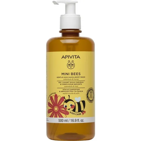 Apivita Mini Bees Gel de Ducha y Champú para Niños 500ml