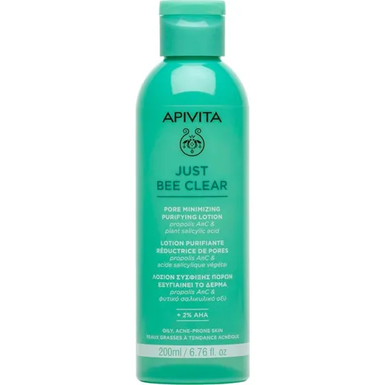 Apivita Just Bee Clear Loción Purificante para Poros Dilatados, 200 ml