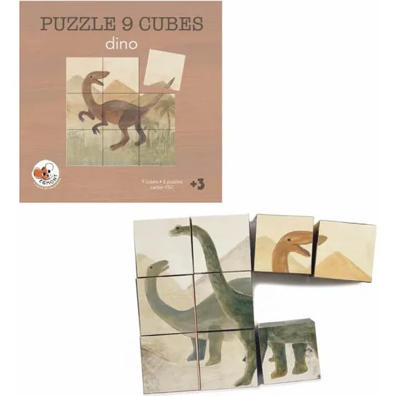Egmont Toys Puzzle Cubo de Dinosaurio Educativo