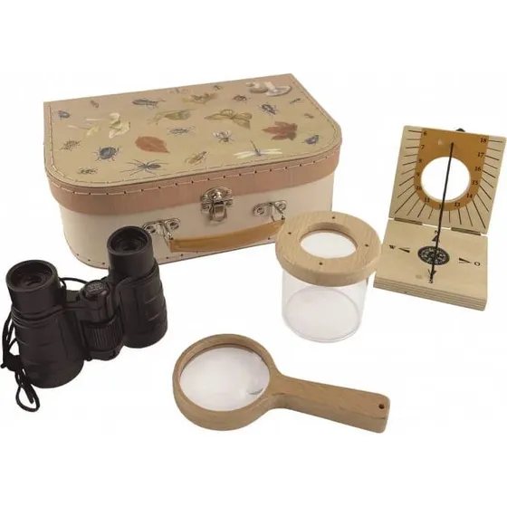 Egmont Toys Juego de Explorador con Maleta y Accesorios de Madera