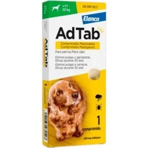 AdTab Antiparasitario Masticable para Perros 11-22kg