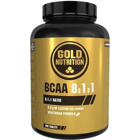 Gold Nutrition BCAA 8:1:1 - 200 Cápsulas