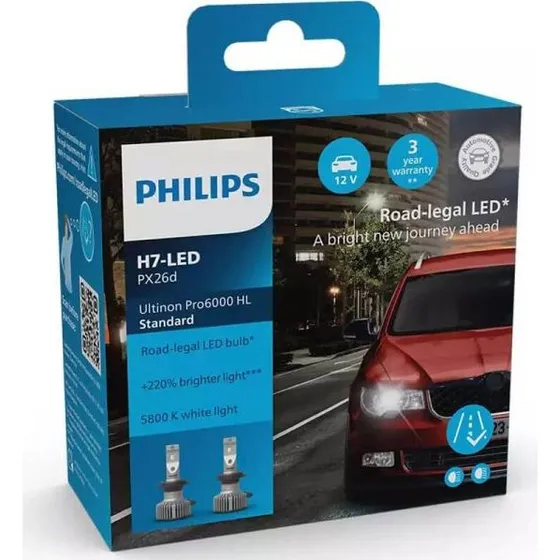 Philips Ultinon Pro6000 H7 11972U60SX2