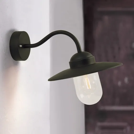 Nordlux Aplique Exterior Luxembourg Negro IP54