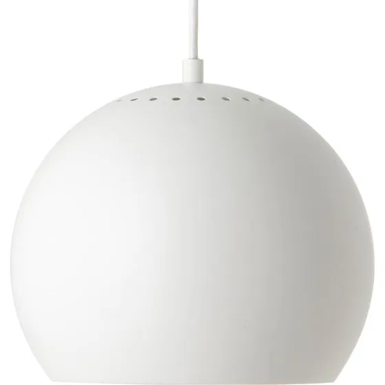 Lámpara colgante FRANDSEN Ball, Ø 25 cm, blanco mate