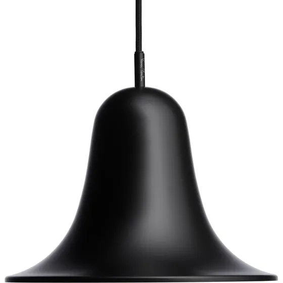 Verpan Pantop Lámpara Colgante Ø23 Negro Mate