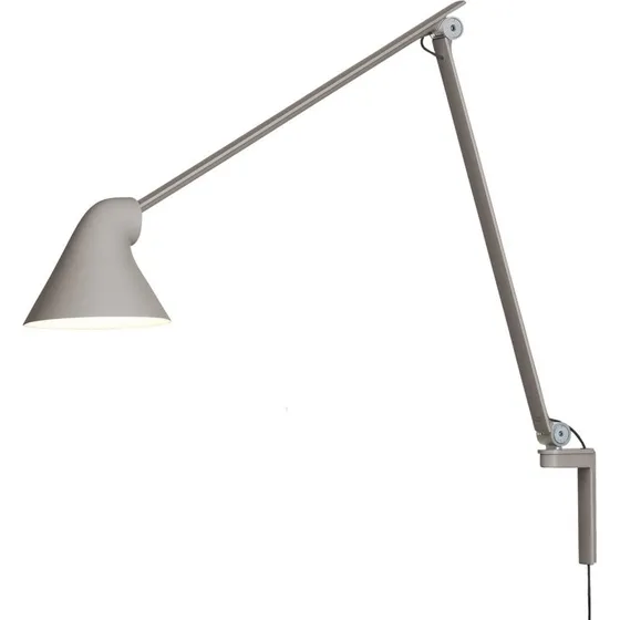 Louis Poulsen NJP Aplique de Pared Largo Gris Claro