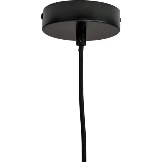 Dyberg Larsen Miles Lámpara Colgante Negra de Metal Ø 20 cm
