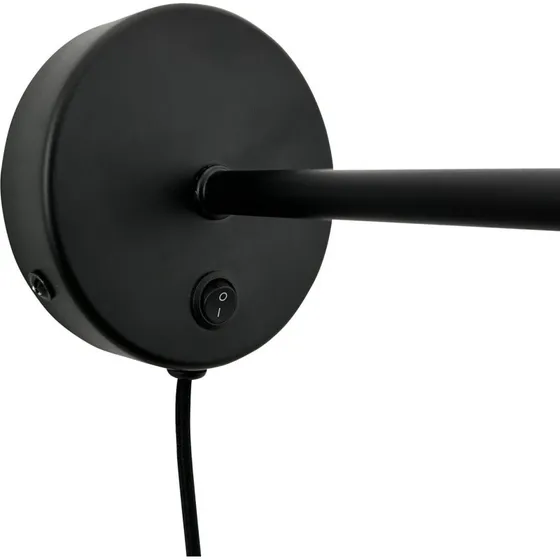 Dyberg Larsen Aplique de Pared Stoke Negro Mate