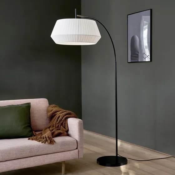 Nordlux Lámpara de Pie Dicte - Blanco - Estilo Escandinavo
