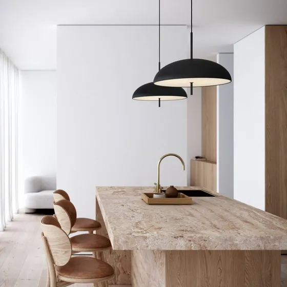 DFTP by Nordlux Lámpara Colgante Versale Negra Ø 50 cm