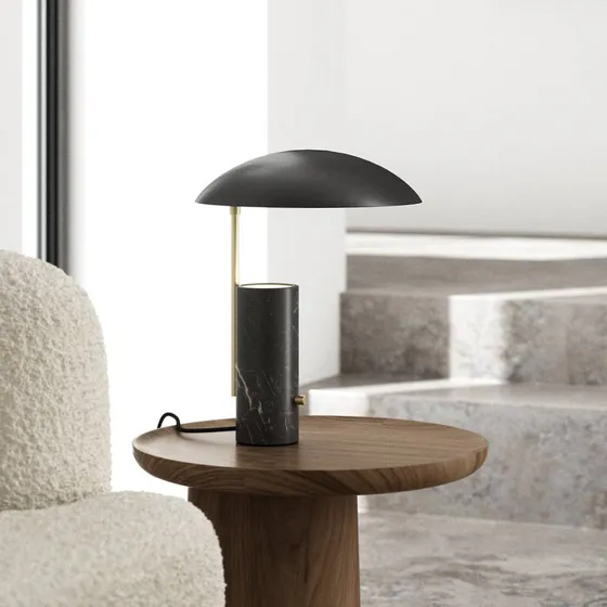 DFTP by Nordlux Lámpara de mesa Mademoiselles, mármol y negro
