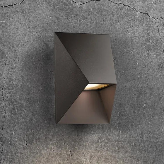 Nordlux Pontio 15 Aplique de Exterior Negro - Diseño Moderno