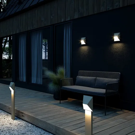 Nordlux Lámpara de Jardín Pontio Sanded - Bolardo 85 cm