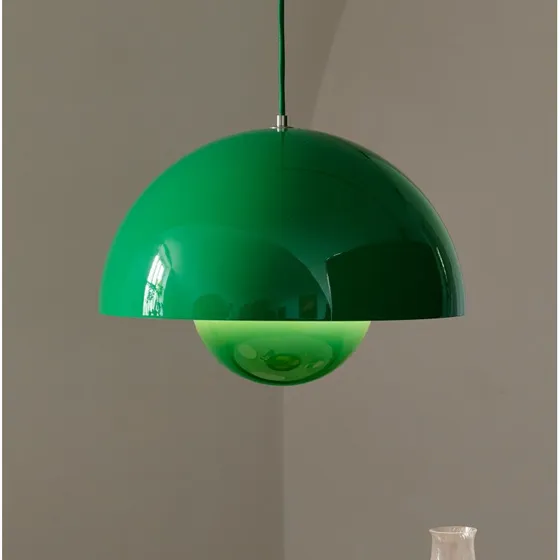 &Tradition Lámpara colgante Flowerpot VP7 Signal Green