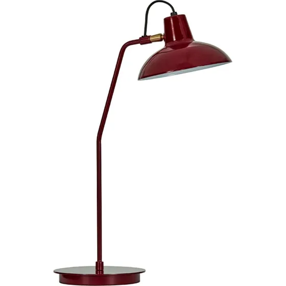 House Doctor Lámpara de Mesa Desk Roja - 50 cm