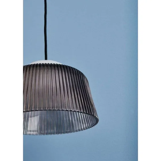 HAY Lámpara Colgante Brim Ø24,5 cm Gris Humo