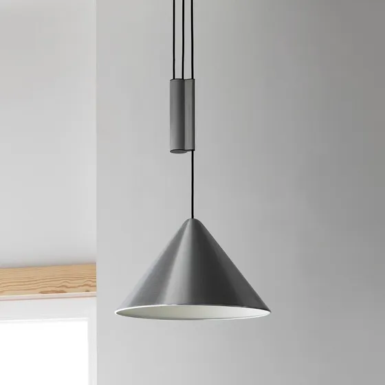 HAY Lámpara colgante Compass de aluminio, 43 cm, E27