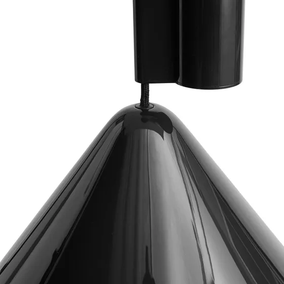HAY Lámpara colgante Compass negra, Ø 43 cm, altura regulable