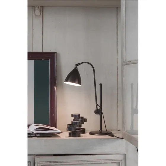 GUBI Lámpara de mesa Bestlite BL1 negra - Diseño Bauhaus