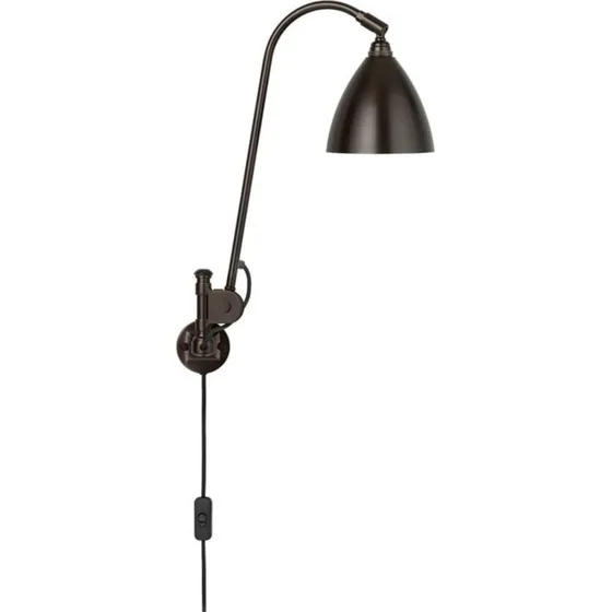Gubi Aplique Bestlite BL6 Negro y Latón - 16 cm