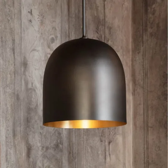 Gubi Howard Lámpara Colgante Ø 16 cm Gunmetal