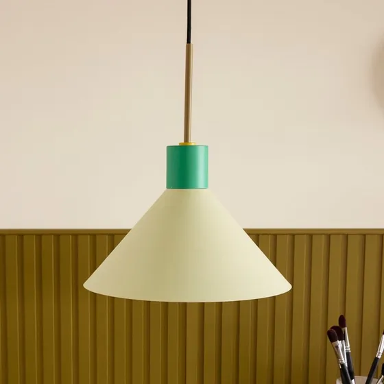 Hübsch Lámpara Colgante Crayon Ø35 - Diseño Vintage en Metal