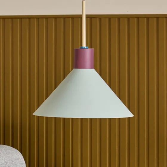 Hübsch Lámpara Colgante Crayon Ø35 - Diseño Vintage en Metal