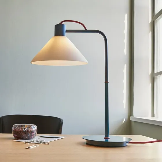 Hübsch Lámpara de sobremesa Petrol - Diseño Moderno en Metal