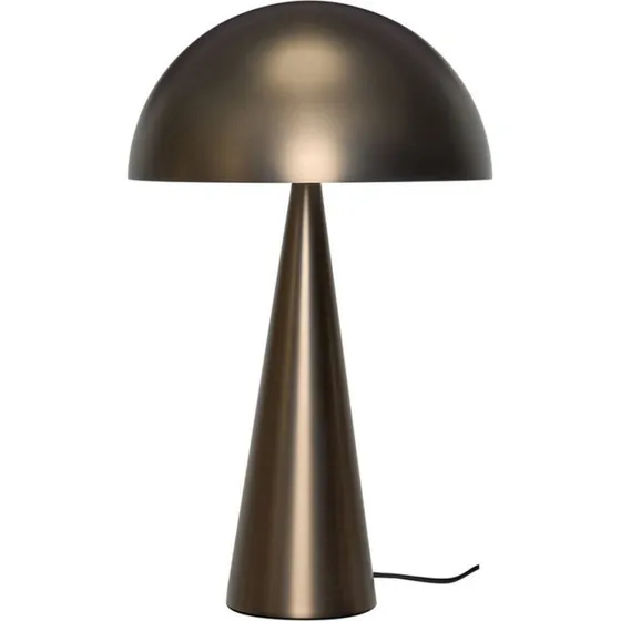 HÜBSCH Lámpara de mesa Mush, latón bruñido, 50 cm