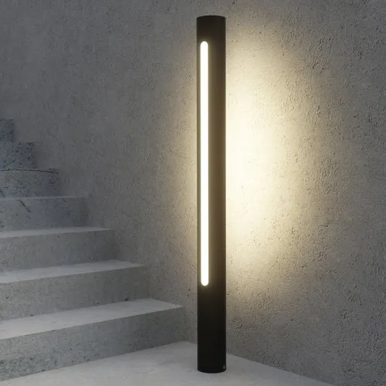 Lucande Lámpara de Jardín Tomas H75 - Gris Oscuro - LED