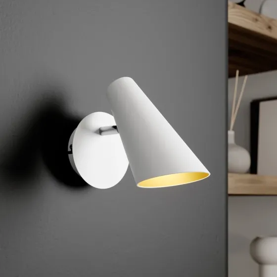 Lucande Wibke Aplique de Pared Blanco Estilo Escandinavo