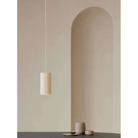 Moebe Tube Lámpara Colgante Large Beige - Aluminio