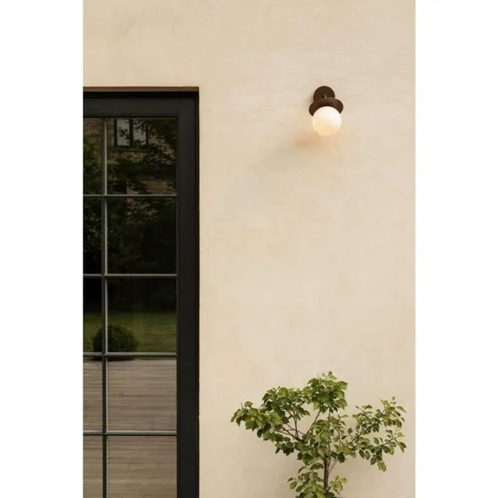 Nuurra Aps Aplique de Exterior Liila - Bronce y Ópalo
