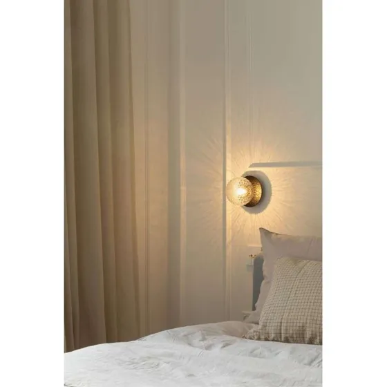 Nuura Aps Aplique Liila 1 Negro/Transparente Ø 14 cm IP44