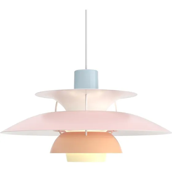 Louis Poulsen Lámpara Colgante PH 5 500 en Tonos Pastel