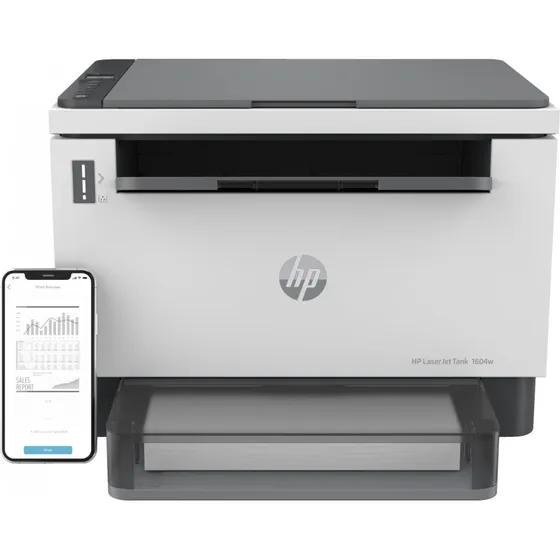 HP LaserJet Tank MFP 1604w Blanco y Negro