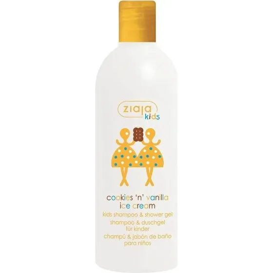 Ziaja Champú y Gel de Ducha Galletas y Vainilla Kids 400ml
