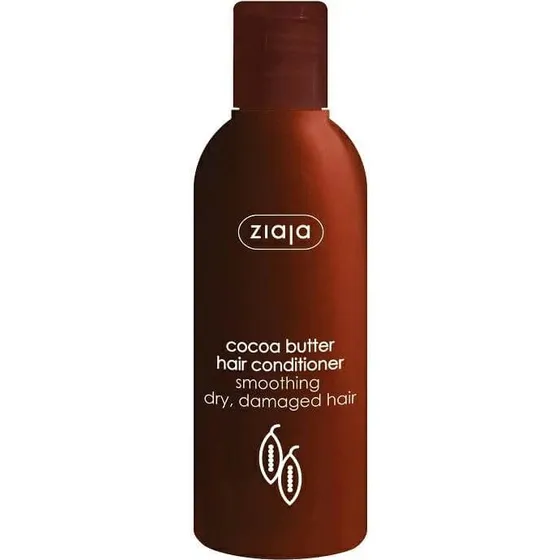 Ziaja Acondicionador con Manteca de Cacao para Cabello Seco y Dañado, 200 ml
