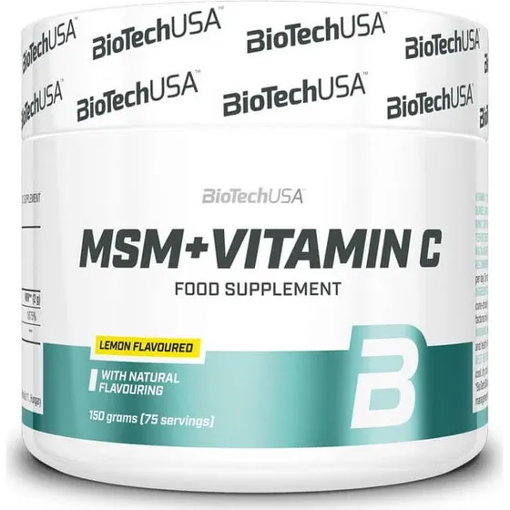 Biotech USA MSM + Vitamina C, 150 g
