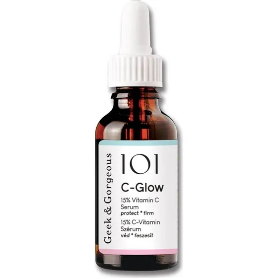 Geek&Gorgeous C-Glow Suero con 15% Vitamina C, 30 ml